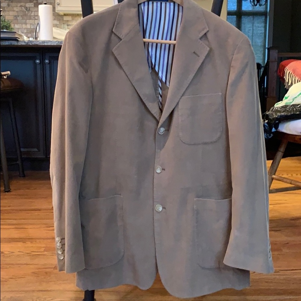 Men’s camel corduroy sport coat in L